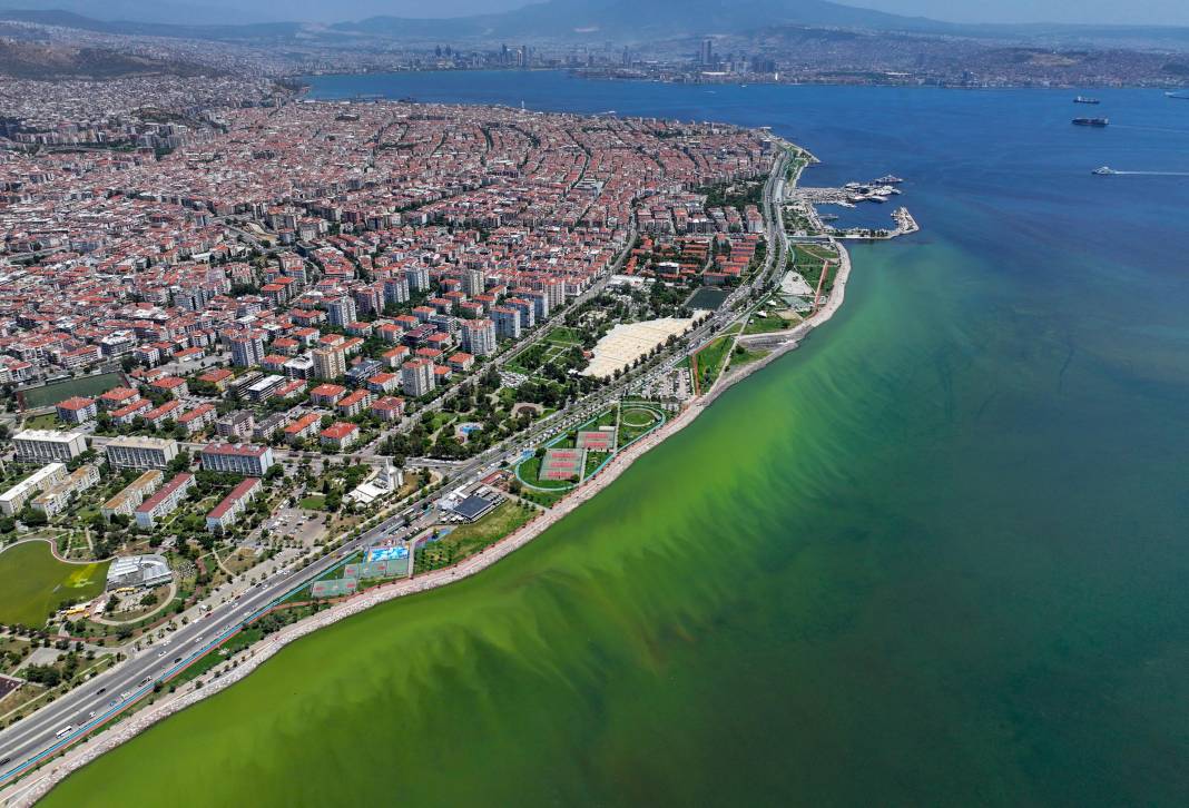 İzmir’de denizin rengi değişti! Görüntü ne ifade ediyor? 10